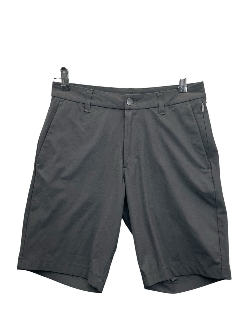 Lululemon Men's Chino ABC Shorts Size 28 Yoga Stretch Preppy Golf Casual Black